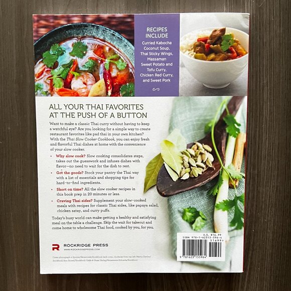Thai Slow Cooker Cookbook Paperback - Picture 2 of 3